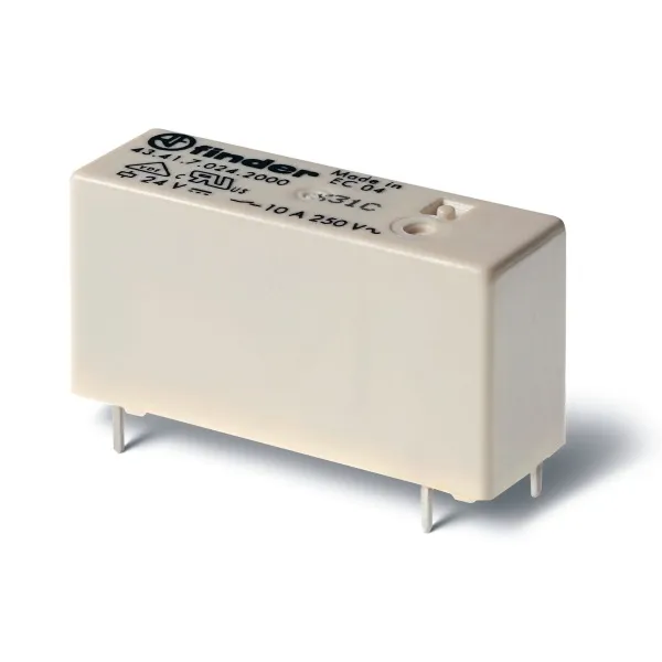 434170244000 | Миниатюрное реле, серия 43, 24В DC чувств., 10А, 1CO, Finder