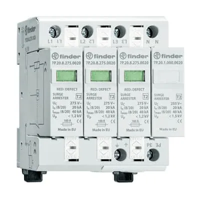 7P2482751020 | УЗИП серии 7P, 3P+N/N+PE, класс 2, Finder