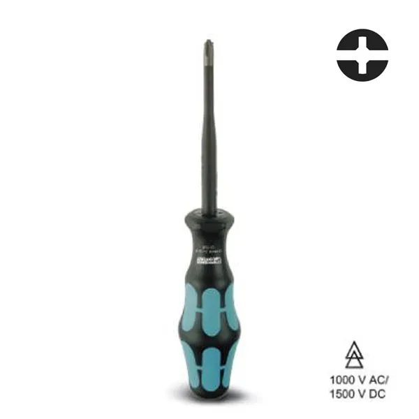 PC1212288 | Отвертка, Plus-Minus PH/шлиц, изоляция по стандарту VDE SF-PHSL 2-100 VDE, (уп-10шт.), Phoenix Contact