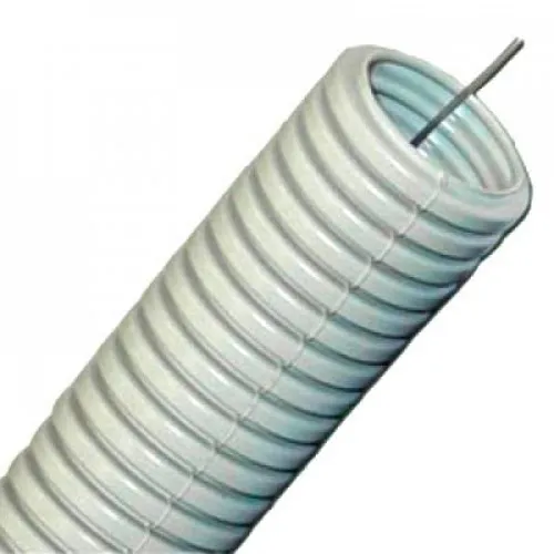 dkc9091625 | Труба ПВХ гибкая гофр. д.16мм, лёгкая без протяжки, 25м, цвет серый, DKC