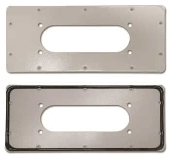 R5FPST01 | Фланец для монтажа кабельного ввода FL21 для корпусов ST, STE, тип 3, 343x153 мм, DKC