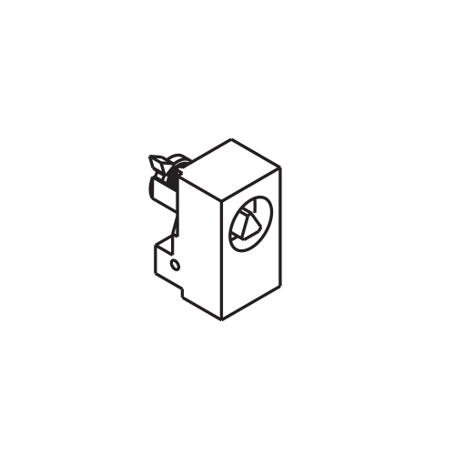 NSYINT91 | Личинка замка треугольник 9 мм, Schneider Electric