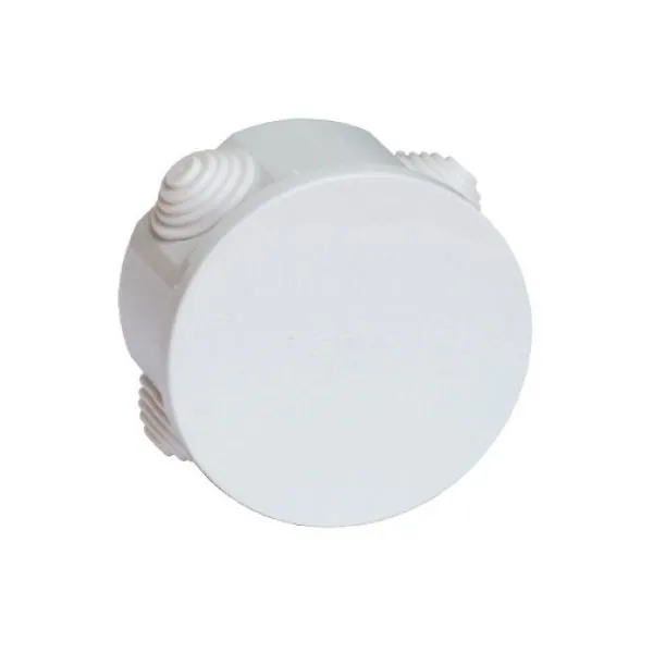 dkc53500R | Коробка ответвит. с 4 кабельными вводами д.20мм, IP44, д.65х35мм (розница), DKC