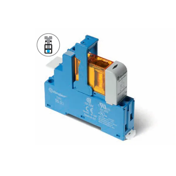 483170240050SMA | Интерфейсное реле винтовые клеммы, серия 48, 24В DC чувств., 10А, 1ПК, Finder
