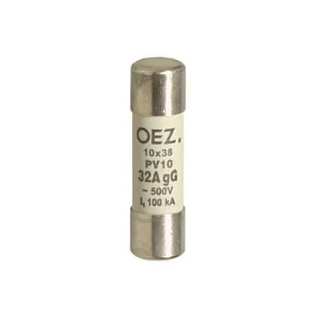 OEZ:06706 | Плавкая вставка, серия PV, 20А, кривая aM, размер 10x38мм, OEZ 