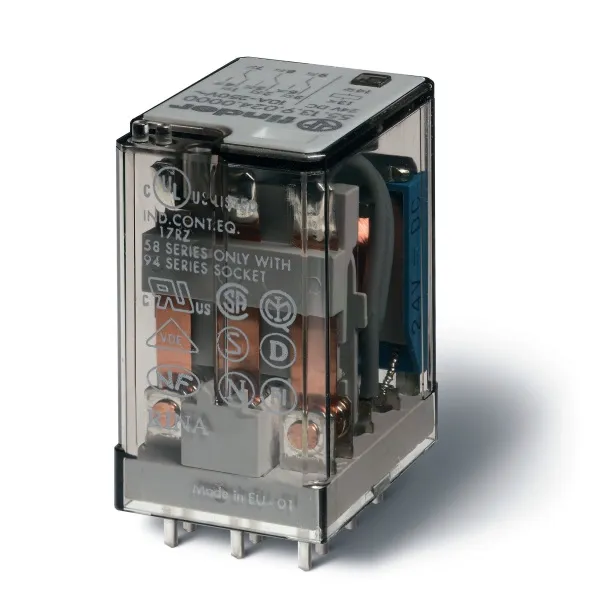 551392200001 | Универсальное реле, серия 55, 220В DC, 10 А, 3CO, Finder