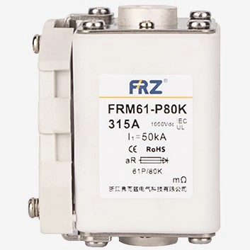 FRM62P80K DC1000 550A | Предохранитель 550 A, DC1000, aR, резьбовое под болт М8, расст. 80 мм, сигнализатор, FRSI 
