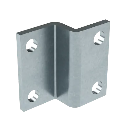 dkcBMD2002HDZ | Пластина для крепления консолей BBF-60 к тяжелому подвесу/профилю, горячеоцинкованная, DKC