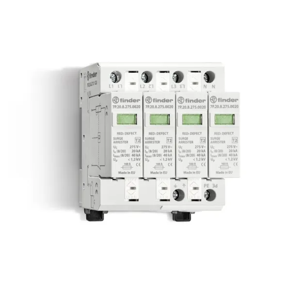 7P2582750020 | УЗИП серии 7P, 3P+N/PE, класс 2, Finder