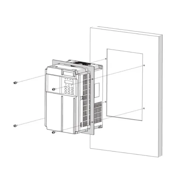 MD500-AZJ-A1T1 | Консоль для сквозного монтажа ПЧ Inovance типоразмера T1 MD290/MD500/MD500-Plus/CS710, Inovance
