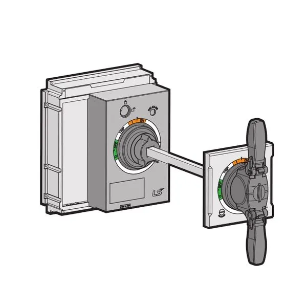  | Выносная поворотная рукоятка EH5-S 3P,TS1600, LSis
