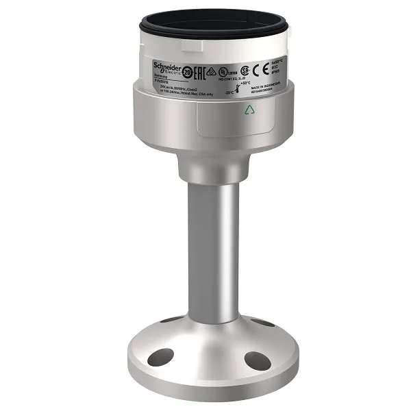 XVUZ02Q | Модуль основания серый со стойкой 100мм для светосигнальной колонны , Schneider Electric