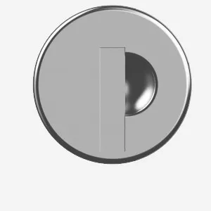 451.105 | Металлический трёхточечный замок для шкафа ДМ, МКТ