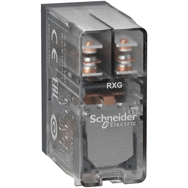 RXG25P7 | Миниатюрное реле, серия RXG, 230В AC, 5А, 2CO, Schneider Electric
