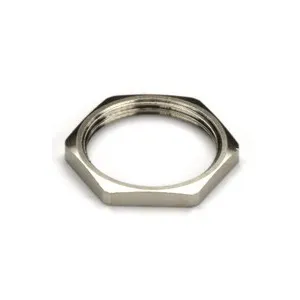 1737010000 | Гайка кабельного ввода SKMU M25 MS, никелированная латунь, М25, (уп.-100шт.), Weidmuller