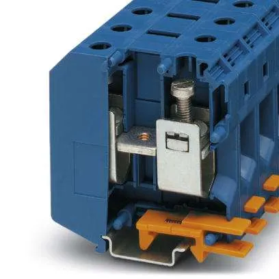 3009105 UKH  50 BU | Проходная клемма синяя UT 25…50мм², 150 А винтовой зажим, Phoenix Contact 