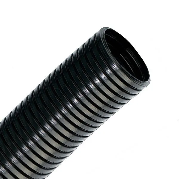 dkcPA612329F0 | Труба ПА 6 гофр. DN23мм, ПВ-0, Dвн 22,6 мм, Dнар 28,5 мм, цвет тёмно-серый, с протяжкой, DKC