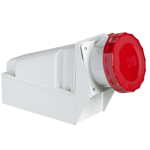 81194 | Розетка настенная, винтовое соединение, 125А 3P+E IP67 380В, Schneider Electric