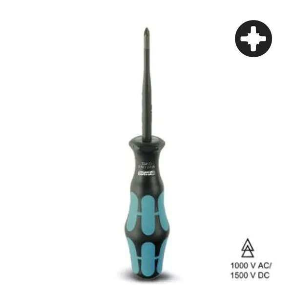 PC1212695 | Отвертка изолированная крестовая PZ1 x 80мм, Phoenix Contact
