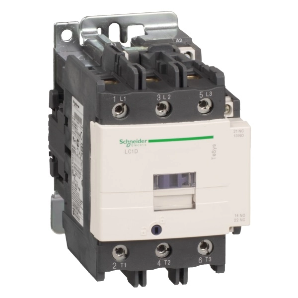 LC1D95ED | Контактор, серия Tesys D, 3P, 95 А, AC3, 1 НО +1 НЗ, 48В DC, Под винт, Schneider Electric