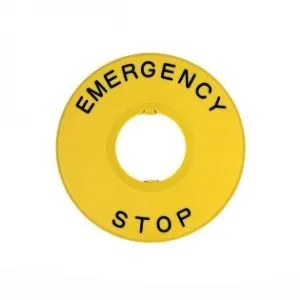 Шильдик аварийной остановки Chint NP2-BY Шильдик аварийной остановки Chint NP2-BY