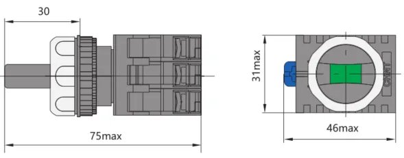 Габариты переключателей