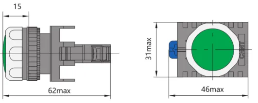 Габариты индикаторов
