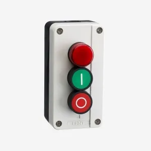 Кнопочный пост с 3 элементами Chint NP2-B Кнопочный пост с 3 элементами Chint NP2-B