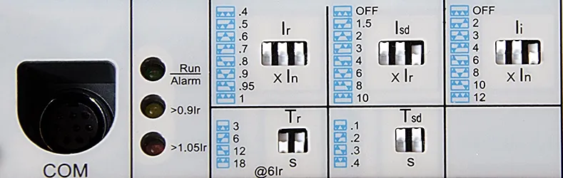 Внешний вид электронного расцепителя EN автоматического выключателя NM8N