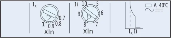 Внешний вид термомагнитного расцепителя TM автоматического выключателя NM8N