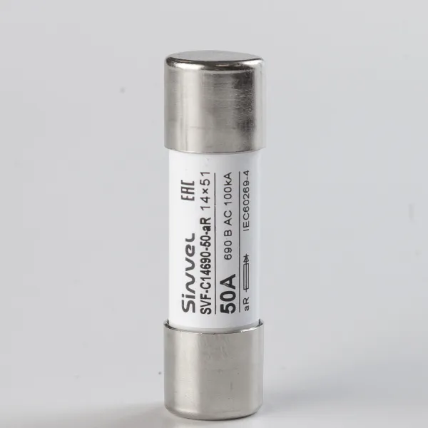SVF-C14690-50-aR | Предохранитель, 50 А, 690 В АС, aR, цилиндр., 14х51 мм, Sinvel 