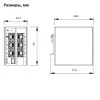 GR10-EC-6SW | 6-канальный ответвительный модуль EtherCAT (1 вход EtherCAT и 5 выходов EtherCAT), порт LAN RJ45, Inovance