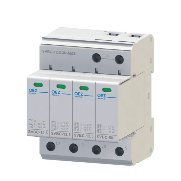 OEZ:40621 | УЗИП, серия SVBC, L1, L2, L3, N, PE, класс 1+2, OEZ