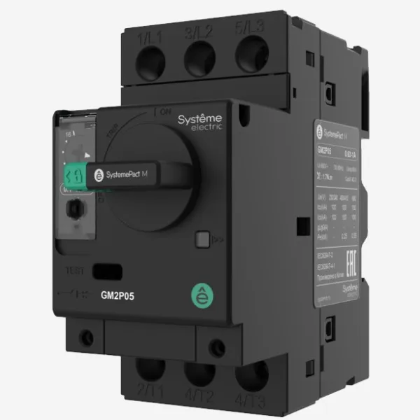 АВТ.ВЫКЛ.ЗАЩ.ДВ. GM2P 0.16-0.25A КОМБ.РАСЦЕПИТЕЛЬ ПОВ.РУК. (GV2P02), Systeme Electric, GM2P02