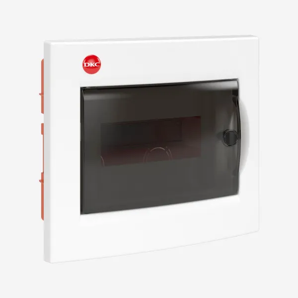DKC 81708 Щиток встраив.с двер.8мод.,IP41,бел.,с усил. клем.блок. 1х87308
