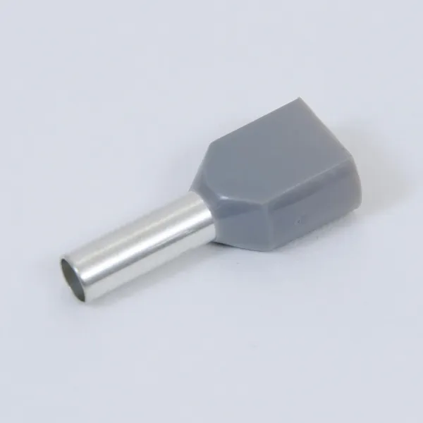 ID H 4.0/12/23x2 | Наконечник изолированный H 4.0/12/23x2, двойной, серый (уп.-100шт.), Clims