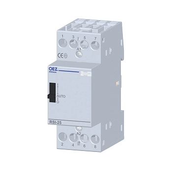 OEZ:36647 | Модульный контактор, серия RSI, 4НО, 25А, управление 24В AC, OEZ