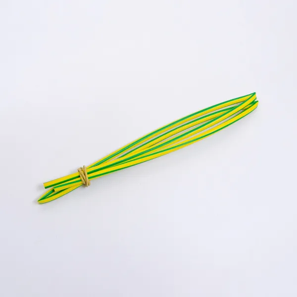 NA201_4,8_Y/G | Термоусадочная трубка 4,8/2,4, желто-зеленая, Clims