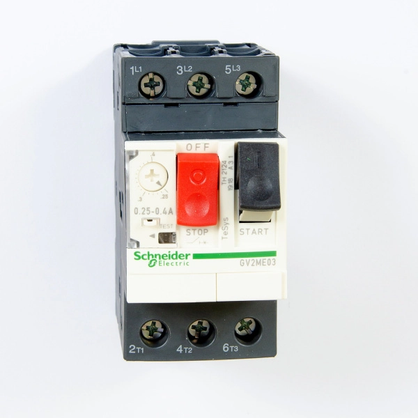 Автоматический выключатель, серия GV2ME, 0,25...0,40А, Schneider Electric, GV2ME03