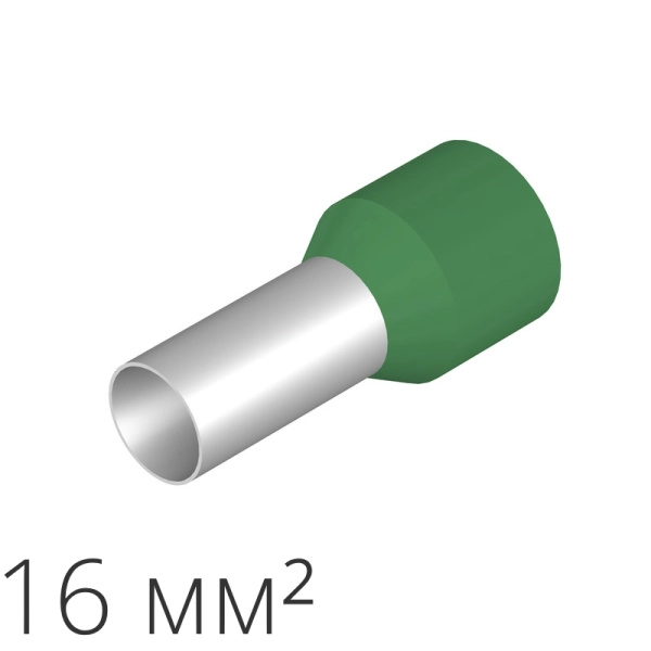 ID H 16/12/22 100 | Наконечник-гильза 16 мм² (уп.-100шт.), ID