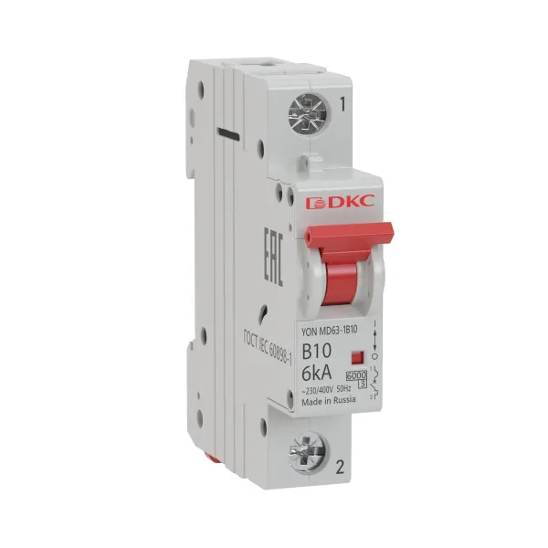 MD63-1C20-6 | Автоматический выключатель модульный YON MD63 1P 20А C 6kA, DKC