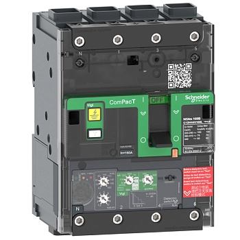 C12F44V160L | Автоматический выключатель NSXm 160F Micrologic 4.1 4P4d 160A 36кА Elink, Schneider Electric