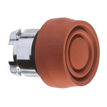 ZB4BP4S | Головка кнопки, силиконовый колпачок, красная, Schneider Electric