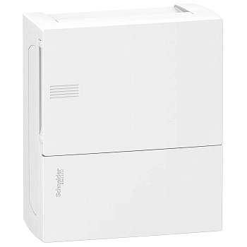 MIP12108 | Щиток навесной Mini Pragma 1 ряд/8 модулей, непрозрачная дверь, Schneider Electric