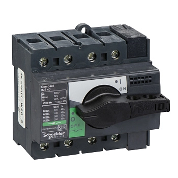 28903 | Выключатель нагрузки INS63 63 A 15кА 4P, Schneider Electric