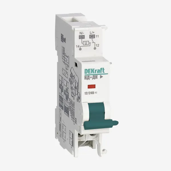 13302DEK | Расцепитель независимый AC110-415В DC110-130В для ВА-105, Dekraft
