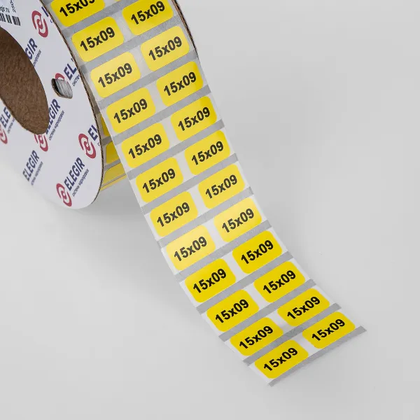 11615091  | Маркировочная наклейка NPP-15х09-Y желтая (рулон - 6000 шт.), Elegir 