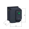 ATV320U40N4C | Преобразователь частоты, серия ATV320, 4 кВт, 9,5 А, перегрузка 150%, 380B, Schneider Electric
