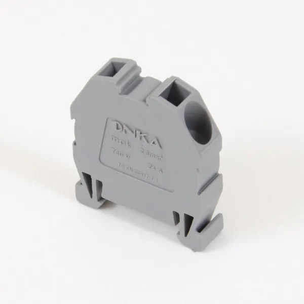 1020306 | Миниклеммник пруж. быстрозажимной (Push in), 2,5 мм.кв., (серый),1422, Onka