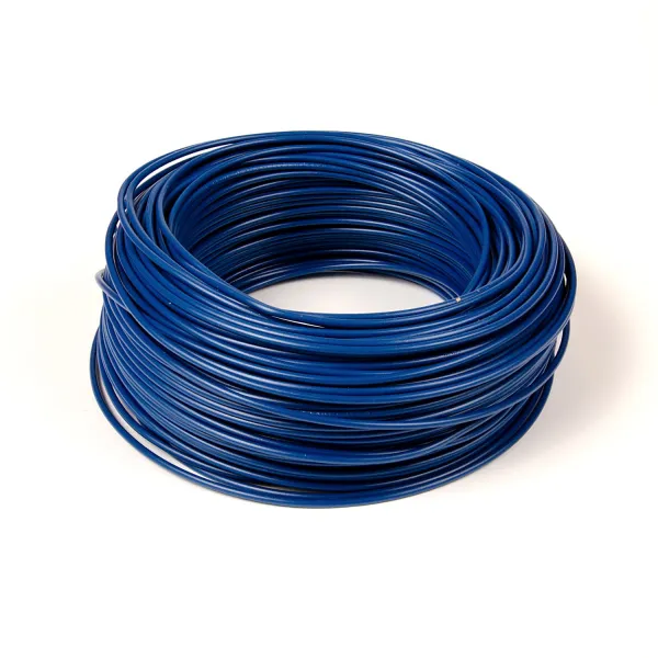 H05V-K 0.75 MBL | Провод монтажный 0,75мм² Тёмно-синий RAL5010, 100 метров, Borsan